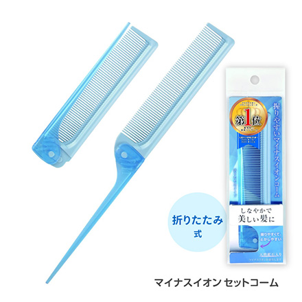 ヘアコーム マイナスイオンセットコーム 貝印