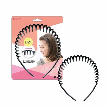 やわらかカチューシャ 黒