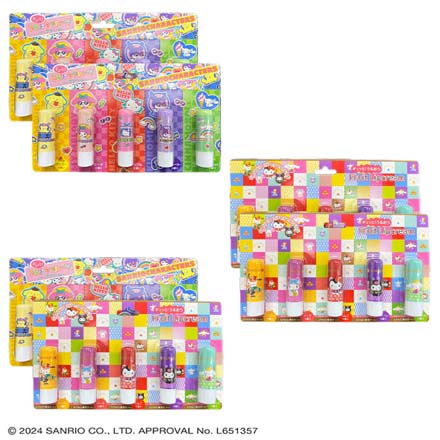 ギュッとうるおうフルーツ リップクリーム スタンダード10P