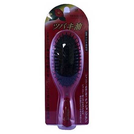 ツバキ油配合 クッションブラシ くし 櫛 TSU60N