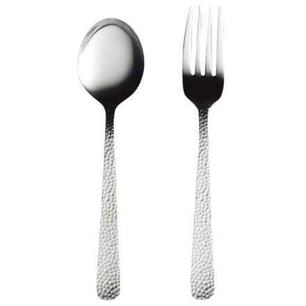 槌目 デザートスプーン デザートフォーク セット
