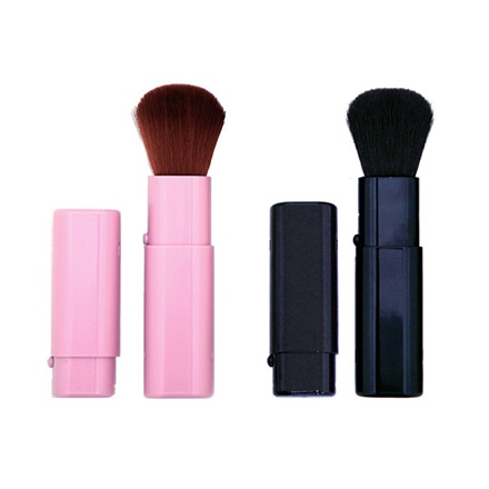 HNB メイクブラシ スライド フェイスブラシ クロ