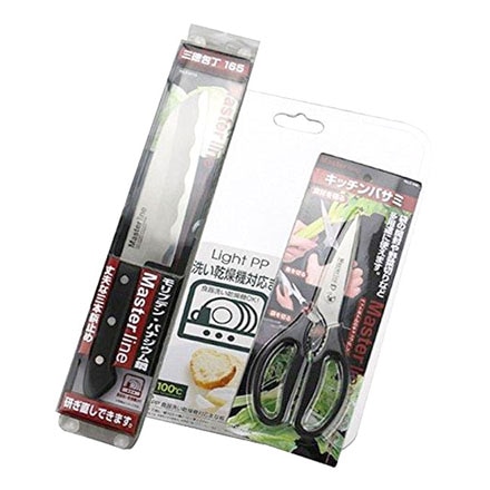 ML 包丁ハサミ まな板 セット