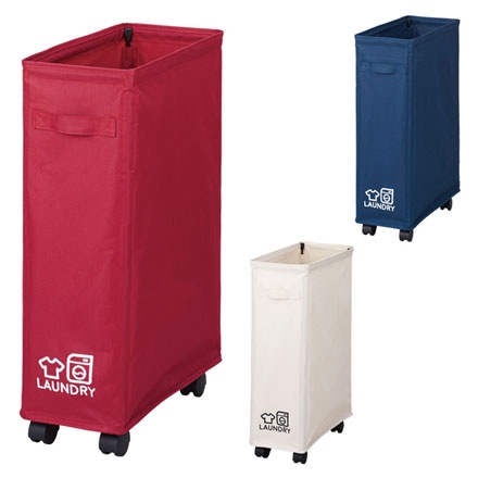 ランドリーバスケット 34L レッド