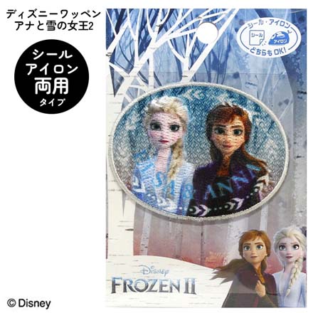 ワッペン アップリケ ディズニーワッペンMY448アナと雪の女王2
