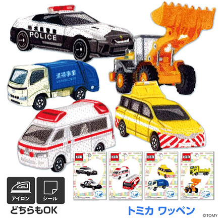 ワッペン アップリケ ワッペントミカ TOM27パトカー