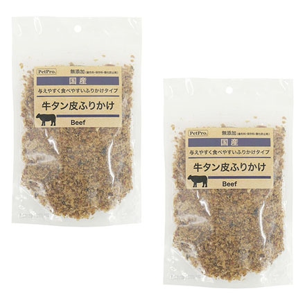 ペットプロ 国産おやつ 牛タン皮ふりかけ 85ｇ 同種2個セット