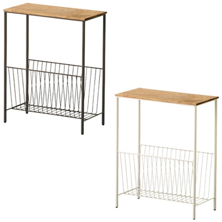 サイドテーブル ブラウン AKB-425BR