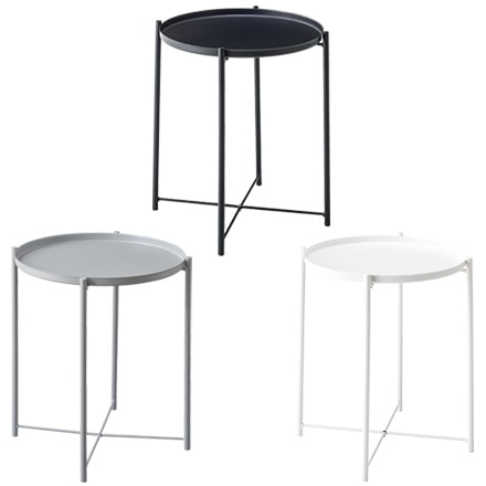 トレーサイドテーブル ブラック LFS-880BK