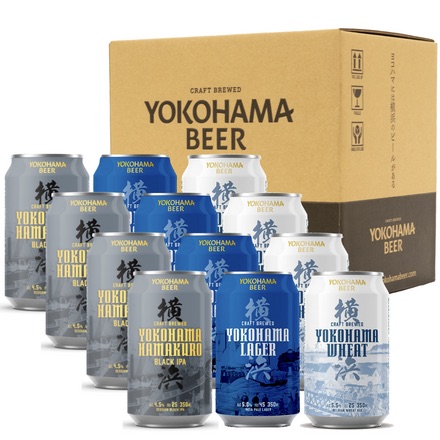 横浜ビール 缶ビール３５０ml飲み比べ ３種４本ずつ１２缶セット