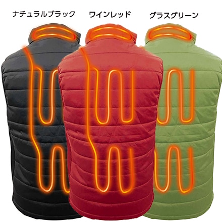 スピードヒート温熱ベスト レディス ワインレッド Ｍ