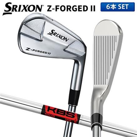 ダンロップ スリクソン Z-FORGED II アイアンセット 6本組(5-P) KBS TOUR スチールシャフト DUNLOP SRIXON  Zフォージド2 S