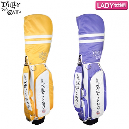 レディース/限定モデルダリーナキャット ゴルフ DN-SET05 カート キャディバッグ イエロー パープル イエロー