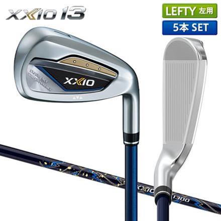 レフティー/左用ダンロップ ゼクシオ13 ネイビー アイアンセット 5本組(6-P) ゼクシオ MP1300 カーボンシャフト S