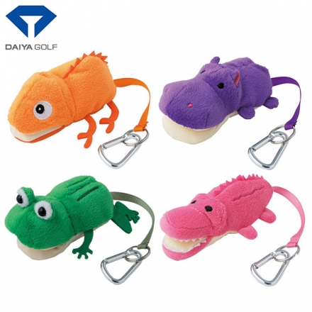 ダイヤゴルフ AS-044 ボールクリーナー カエル×グリーン