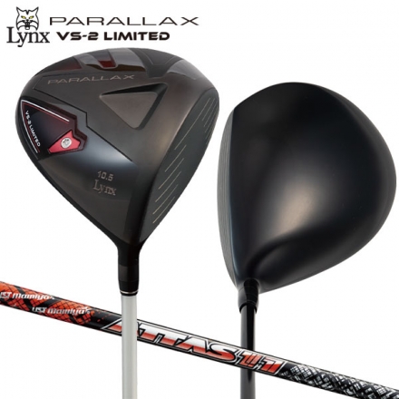 適合モデルリンクス ゴルフ パララックス VS-2 ドライバー USTマミヤ ATTAS11 アッタスジャック カーボンシャフト VS2 ATTAS11/6S