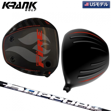 USモデルクランク ゴルフ フォーミュラ ファイア プロ ドライバー フジクラ スピーダー X ツアー カーボンシャフト NEW FORMULA FIRE PRO KRANK GOLF 9度/S