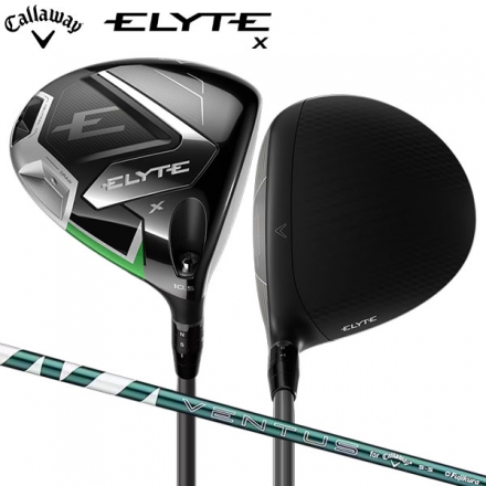 キャロウェイ エリート エックス ドライバー ベンタス グリーン 50 for Callaway カーボンシャフト 9.0度/S