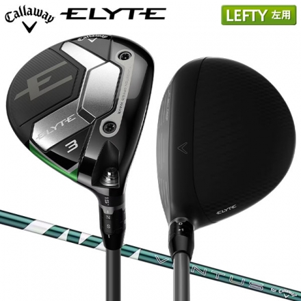 レフティー/左用キャロウェイ エリート フェアウェイウッド ベンタス グリーン 50 for Callaway カーボンシャフト #5/18度/S