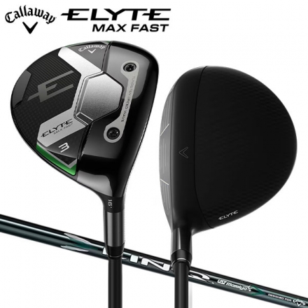 キャロウェイ エリート マックス ファスト フェアウェイウッド LIN-Q GREEN 40 for Callaway カーボンシャフト #5/19度/S