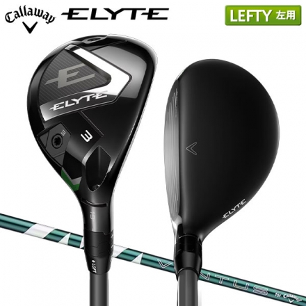 レフティー/左用キャロウェイ エリート ユーティリティー ベンタス グリーン 50 for Callaway カーボンシャフト 4H/22度/S