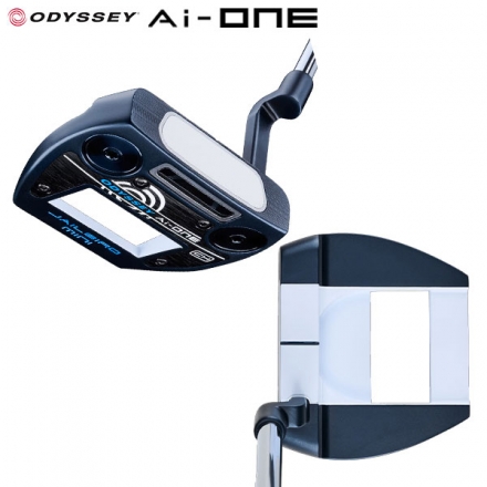 クランクネックオデッセイ Ai-ONE JAILBIRD MINI VERSA CH パター STROKE LAB 90 スチールシャフト 34インチ