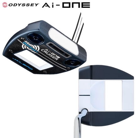 中尺オデッセイ Ai-ONE CRUISER JAILBIRD VERSA90 DB パター STROKE LAB 140 スチールシャフト 38インチ