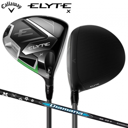 キャロウェイ エリートX ドライバー ディアマナ BB 53 カーボンシャフト 10.5度/S