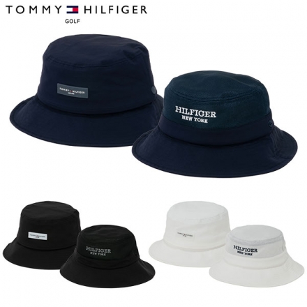 トミーヒルフィガー ゴルフ THMB5S03 デタッチャブル 2WAY ハット ネイビー(30)
