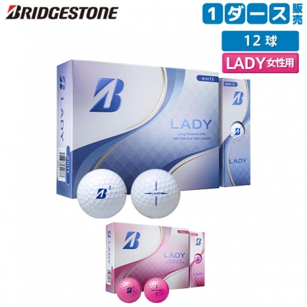 レディースブリヂストン LADY L5WXJ ゴルフボール 1ダース/12球 ホワイト