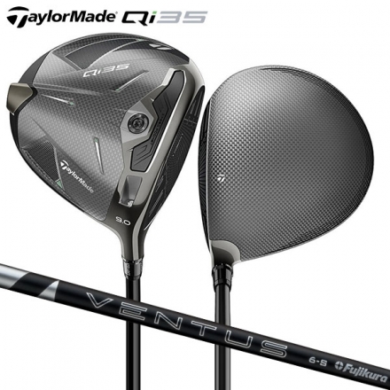 カスタムスペックテーラーメイド Qi35 ドライバー 24ベンタス ブラック 6 カーボンシャフト 9.0度/S