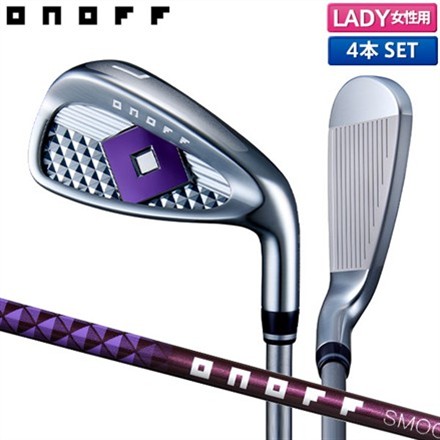 レディースオノフ LADY アイアンセット 4本組(7-P) SMOOTH KICK LP-425I カーボンシャフト A