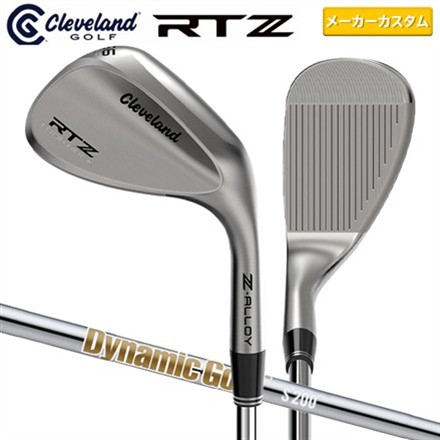 カスタムスペッククリーブランド ゴルフ RTZ ツアーラック ウェッジ ダイナミックゴールド スチールシャフト ノーメッキ 52度/10度/Mid