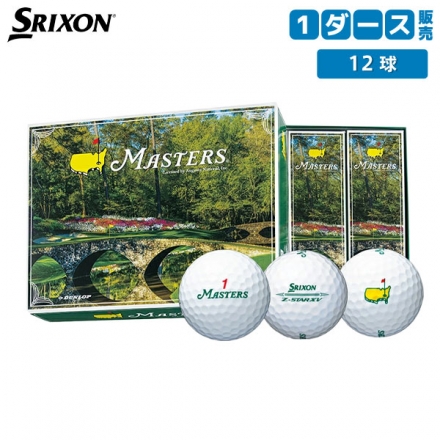 ダンロップ スリクソン Z-STARXV マスターズ ゴルフボール ホワイト