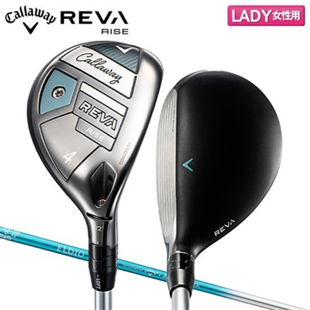 レディースキャロウェイ REVA RISE ユーティリティー ELDIO40 for Callaway カーボンシャフト 4H/22度/L