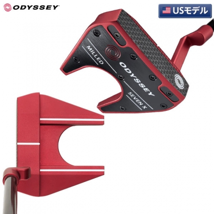 USモデルオデッセイ RED SEVEN X パター ODYSSEY STEEL BLACK スチールシャフト ザンダーシャウフェレ 33インチ
