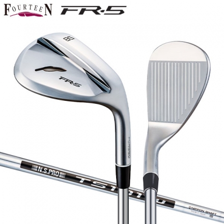 フォーティーン FR-5 パールサテン仕上げ ウェッジ N.S.PRO TS-101w スチールシャフト 52度/10度