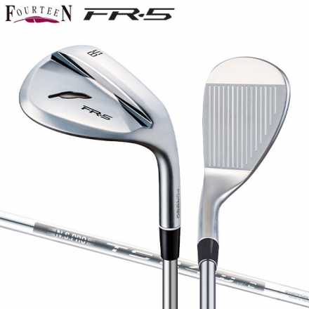 フォーティーン FR-5 パールサテン仕上げ ウェッジ N.S.PRO TS-114W Ver2 スチールシャフト 58度/12度