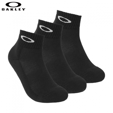 オークリー 93238JP 3P ベーシック ソックス Jet Black(01K) 靴下 27-29cm