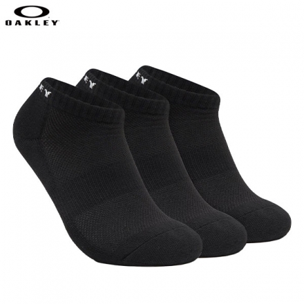 オークリー 93251JP 3P NO SHOW ソックス Jet Black(01K) 靴下 25-27cm