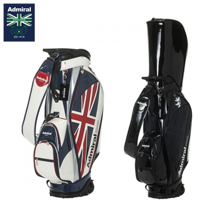 アドミラル ゴルフ ADMG5BC3 キャスター エナメル カート キャディバッグ トリコロール(90)