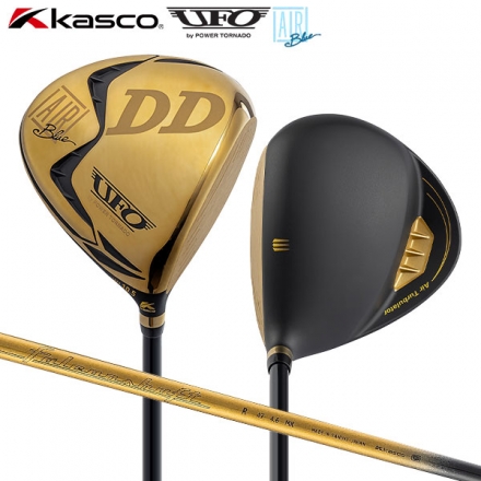 キャスコ ゴルフ UFO AIR DD by POWER TORNADO ゴールド仕様 ドライバー Falcon shaft AIR カーボンシャフト 10.5度/R