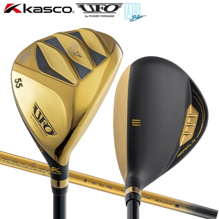 キャスコ ゴルフ UFO AIR UT by POWER TORNADO ゴールド仕様 ユーティリティー Falcon shaft AIR カーボンシャフト #66/26度/R