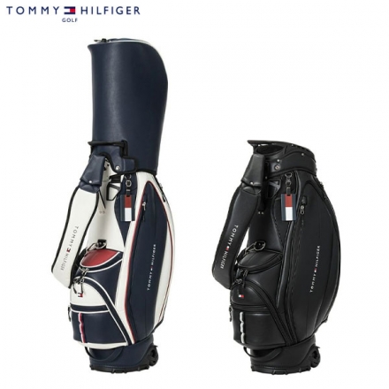 トミーヒルフィガー ゴルフ THMG5FC2 ユースフル キャスター キャディバッグ トリコロール(90)