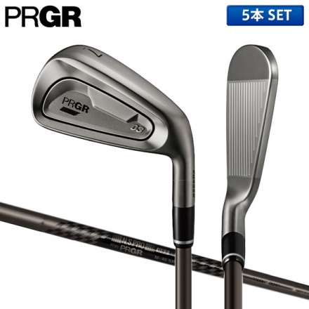 数量限定プロギア 03 リミテッド ブラック エディション アイアンセット 5本組(7-P,A) スペックスチールIII Ver.2 Luxury Black スチールシャフト M43(S)