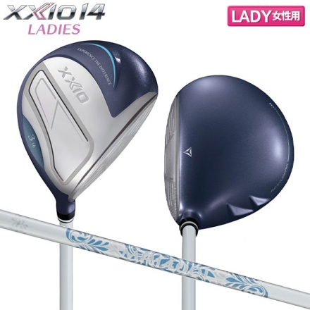 レディースダンロップ ゼクシオ14 フェアウェイウッド ゼクシオ MP1400L カーボンシャフト ブルー #5/20度/A