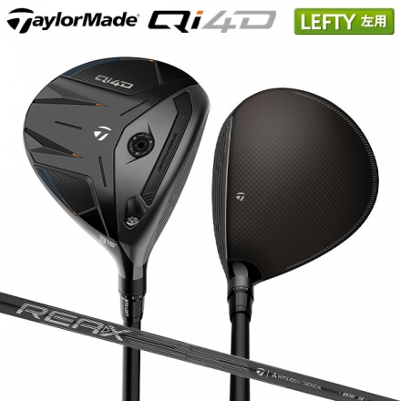 レフティー/左用テーラーメイド Qi4D フェアウェイウッド REAX 65 カーボンシャフト #3/15度/S