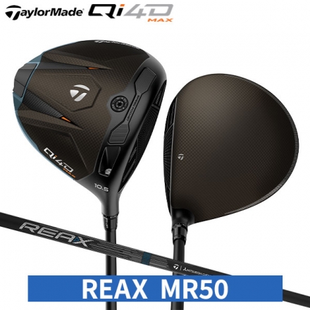 テーラーメイド Qi4D MAX マックス ドライバー REAX MR 50 Blue カーボンシャフト 10.5度/R