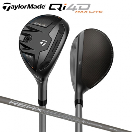 テーラーメイド Qi4D MAX LITE レスキュー ユーティリティー REAX 45 カーボンシャフト #4/23度/R