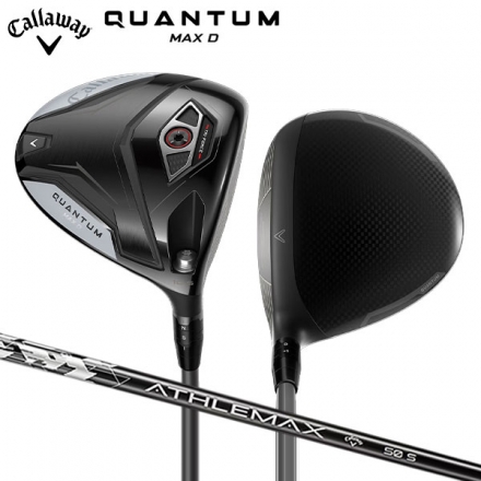 キャロウェイ クアンタム マックス D ドライバー ATHLEMAX 50 カーボンシャフト 9.0度/S
